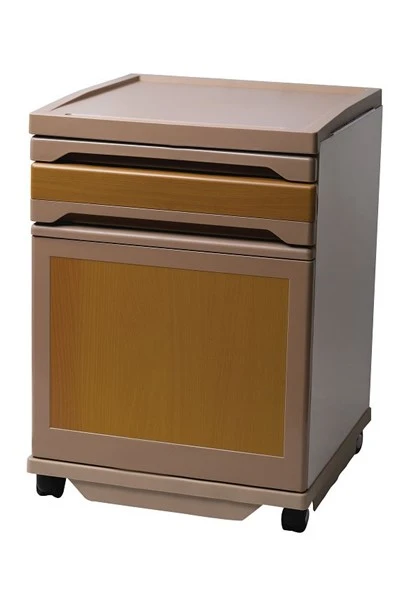 Comodino medico con cassetti