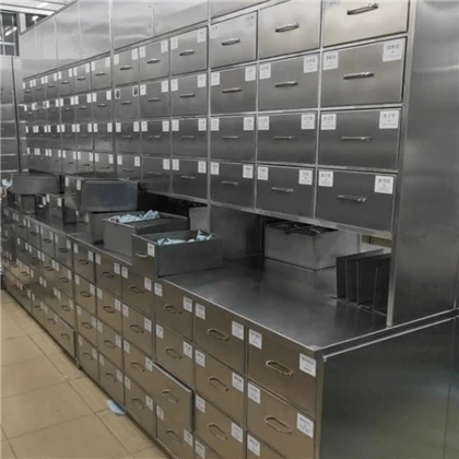 Cabinet di medicina cinese in acciaio inossidabile