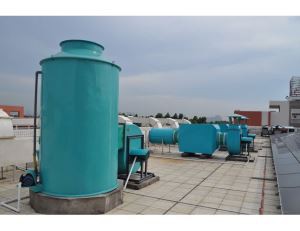 Sistema di ventilazione del cofano da laboratorio